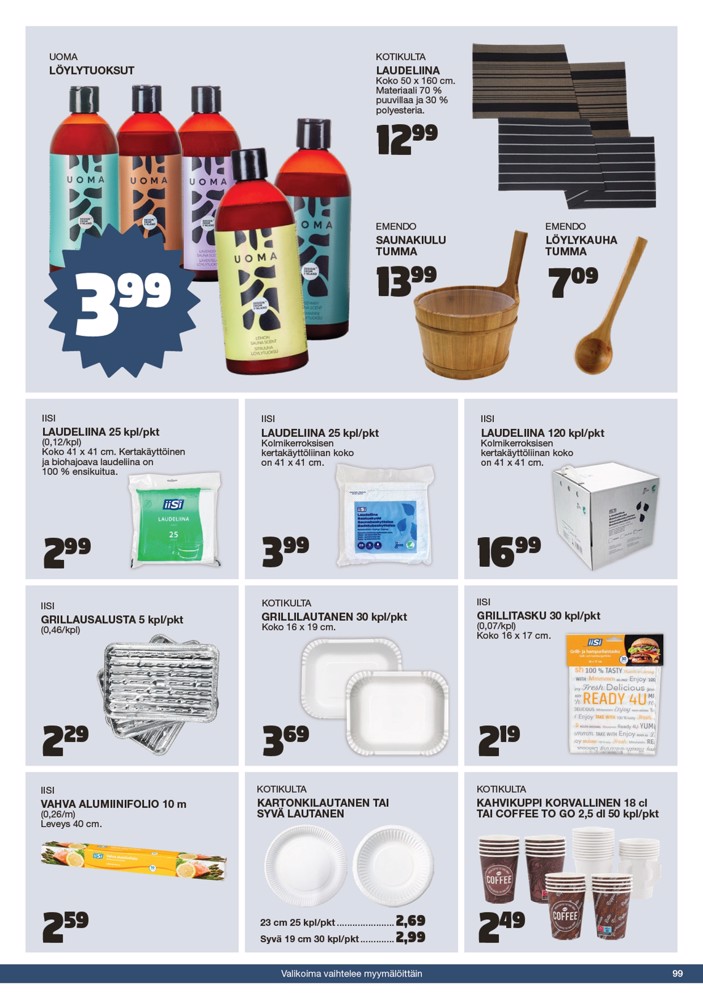 Tokmanni Tokmanni Kesäkuvasto 2026 sivu 99